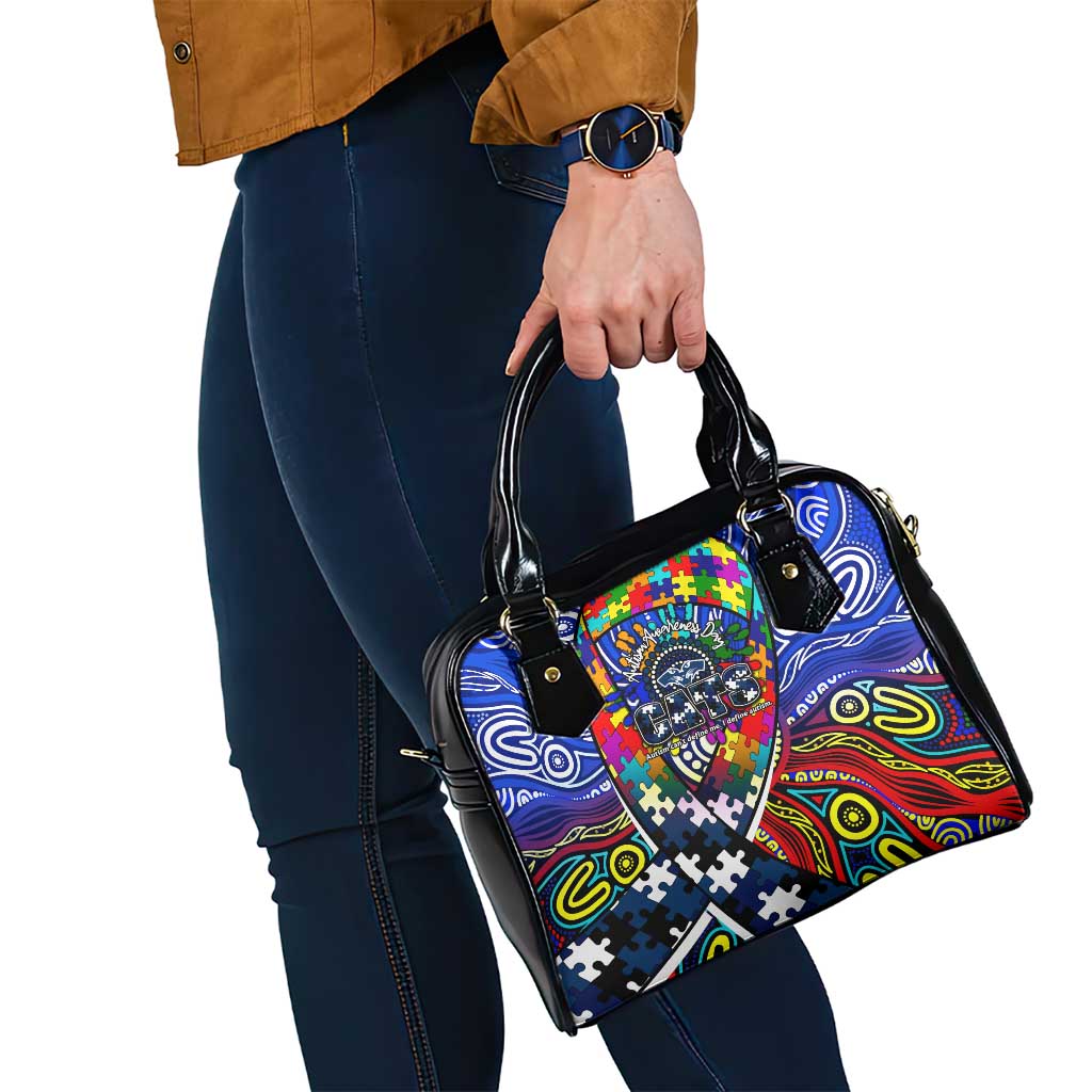 Autism Awareness Australia Geelong Cats Shoulder Handbag Aboriginal Indigenous Art