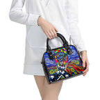 Autism Awareness Australia Geelong Cats Shoulder Handbag Aboriginal Indigenous Art