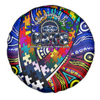 Autism Awareness Australia Geelong Cats Spare Tire Cover Aboriginal Indigenous Art