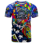 Autism Awareness Australia Geelong Cats T Shirt Aboriginal Indigenous Art