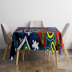 Autism Awareness Australia Geelong Cats Tablecloth Aboriginal Indigenous Art