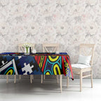 Autism Awareness Australia Geelong Cats Tablecloth Aboriginal Indigenous Art