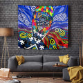 Autism Awareness Australia Geelong Cats Tapestry Aboriginal Indigenous Art