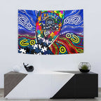Autism Awareness Australia Geelong Cats Tapestry Aboriginal Indigenous Art