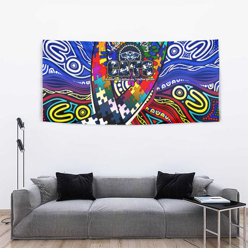 Autism Awareness Australia Geelong Cats Tapestry Aboriginal Indigenous Art