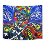 Autism Awareness Australia Geelong Cats Tapestry Aboriginal Indigenous Art