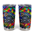 Autism Awareness Australia Geelong Cats Tumbler Cup Aboriginal Indigenous Art