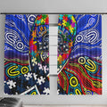 Autism Awareness Australia Geelong Cats Window Curtain Aboriginal Indigenous Art