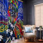 Autism Awareness Australia Geelong Cats Window Curtain Aboriginal Indigenous Art