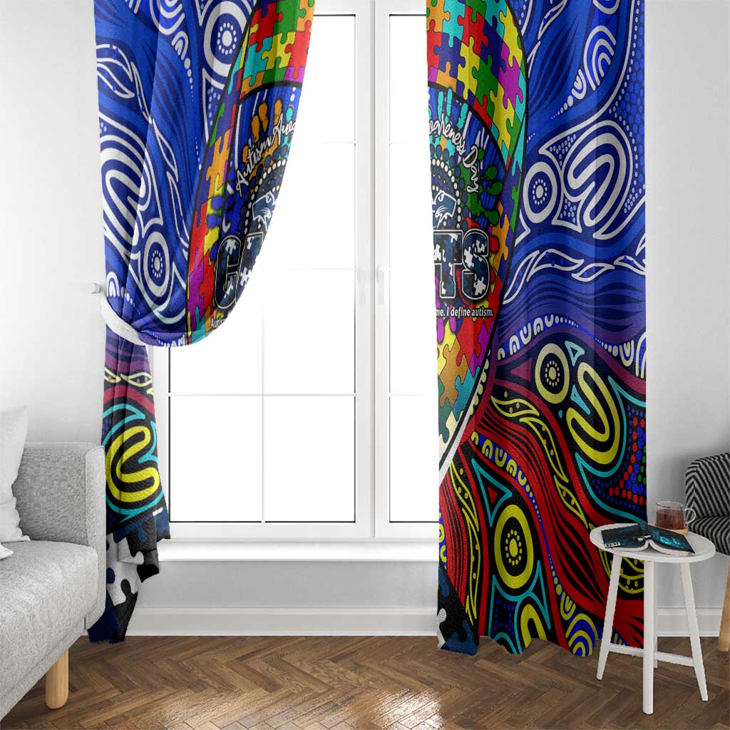 Autism Awareness Australia Geelong Cats Window Curtain Aboriginal Indigenous Art
