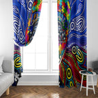 Autism Awareness Australia Geelong Cats Window Curtain Aboriginal Indigenous Art