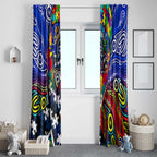Autism Awareness Australia Geelong Cats Window Curtain Aboriginal Indigenous Art