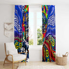 Autism Awareness Australia Geelong Cats Window Curtain Aboriginal Indigenous Art