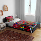 Autism Awareness Australia Melbourne Demons Bedding Set Aboriginal Indigenous Art