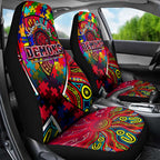 Autism Awareness Australia Melbourne Demons Car Seat Cover Aboriginal Indigenous Art