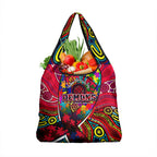 Autism Awareness Australia Melbourne Demons Grocery Bag Aboriginal Indigenous Art