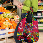 Autism Awareness Australia Melbourne Demons Grocery Bag Aboriginal Indigenous Art