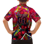 Autism Awareness Australia Melbourne Demons Hawaiian Shirt Aboriginal Indigenous Art