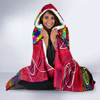 Autism Awareness Australia Melbourne Demons Hooded Blanket Aboriginal Indigenous Art