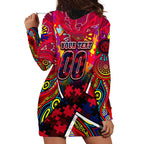 Autism Awareness Australia Melbourne Demons Hoodie Dress Aboriginal Indigenous Art