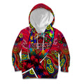 Autism Awareness Australia Melbourne Demons Kid Hoodie Aboriginal Indigenous Art