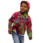Autism Awareness Australia Melbourne Demons Kid Hoodie Aboriginal Indigenous Art