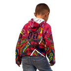 Autism Awareness Australia Melbourne Demons Kid Hoodie Aboriginal Indigenous Art