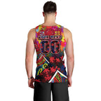 Autism Awareness Australia Melbourne Demons Men Tank Top Aboriginal Indigenous Art