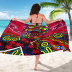 Autism Awareness Australia Melbourne Demons Sarong Aboriginal Indigenous Art