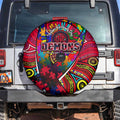 Autism Awareness Australia Melbourne Demons Spare Tire Cover Aboriginal Indigenous Art