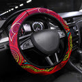 Autism Awareness Australia Melbourne Demons Steering Wheel Cover Aboriginal Indigenous Art