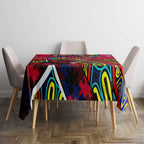 Autism Awareness Australia Melbourne Demons Tablecloth Aboriginal Indigenous Art