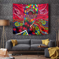 Autism Awareness Australia Melbourne Demons Tapestry Aboriginal Indigenous Art