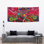 Autism Awareness Australia Melbourne Demons Tapestry Aboriginal Indigenous Art