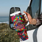 Autism Awareness Australia Melbourne Demons Tumbler With Handle Aboriginal Indigenous Art