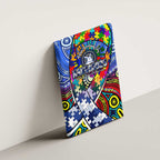 Autism Awareness Australia North Melbourne Kangaroos Canvas Wall Art Aboriginal Indigenous Art