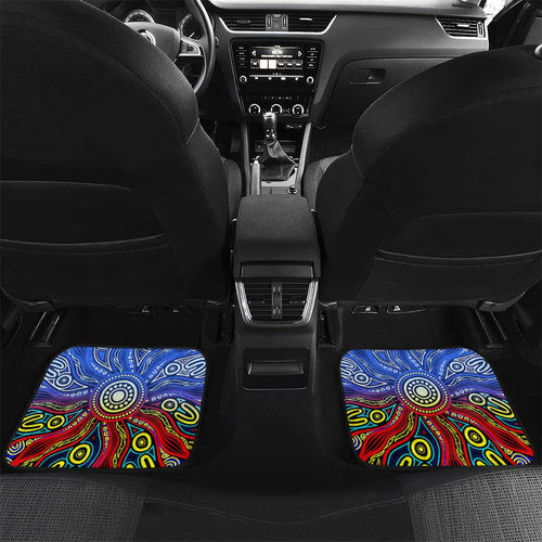 Autism Awareness Australia North Melbourne Kangaroos Car Mats Aboriginal Indigenous Art