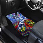 Autism Awareness Australia North Melbourne Kangaroos Car Mats Aboriginal Indigenous Art