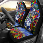 Autism Awareness Australia North Melbourne Kangaroos Car Seat Cover Aboriginal Indigenous Art