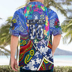 Autism Awareness Australia North Melbourne Kangaroos Hawaiian Shirt Aboriginal Indigenous Art