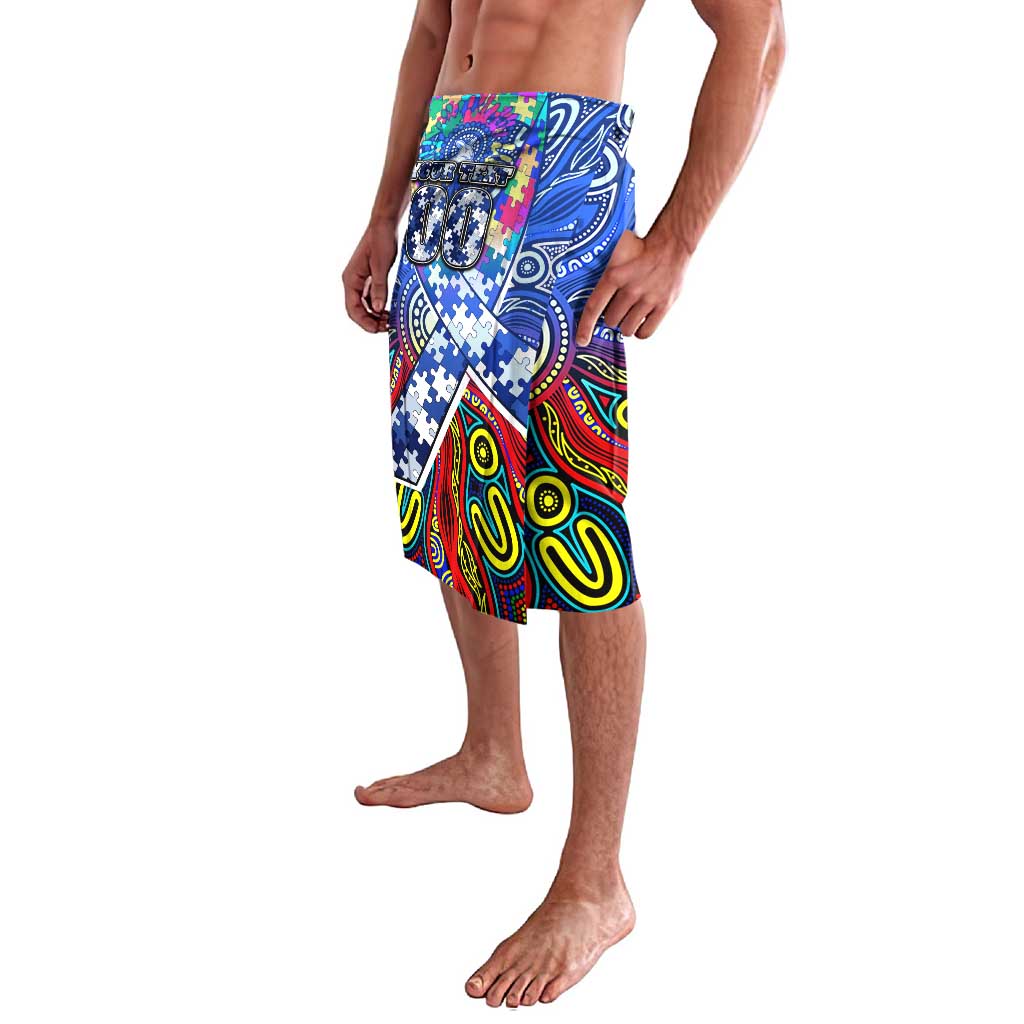 Autism Awareness Australia North Melbourne Kangaroos Lavalava Aboriginal Indigenous Art