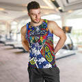 Autism Awareness Australia North Melbourne Kangaroos Men Tank Top Aboriginal Indigenous Art