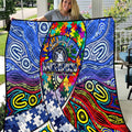 Autism Awareness Australia North Melbourne Kangaroos Quilt Aboriginal Indigenous Art