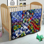 Autism Awareness Australia North Melbourne Kangaroos Quilt Aboriginal Indigenous Art
