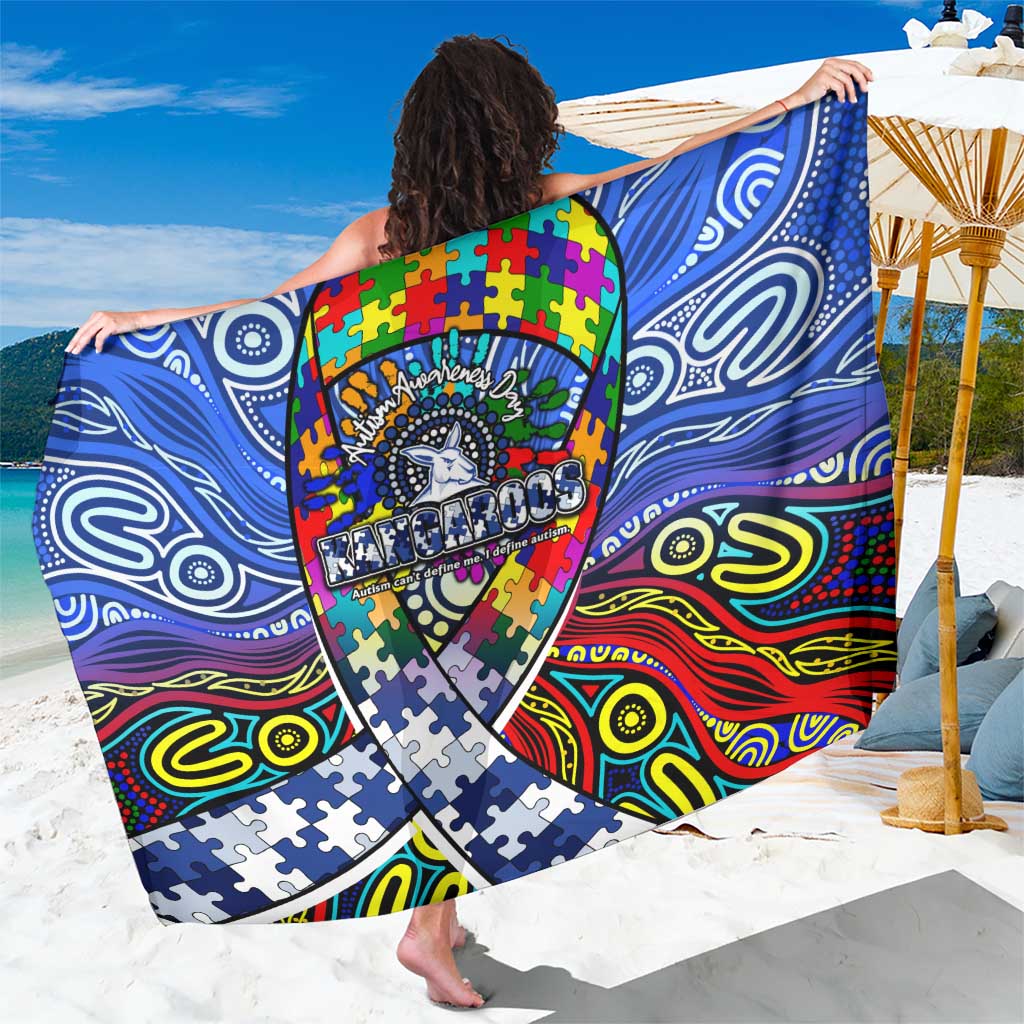 Autism Awareness Australia North Melbourne Kangaroos Sarong Aboriginal Indigenous Art