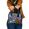 Autism Awareness Australia North Melbourne Kangaroos Shoulder Handbag Aboriginal Indigenous Art