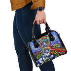 Autism Awareness Australia North Melbourne Kangaroos Shoulder Handbag Aboriginal Indigenous Art