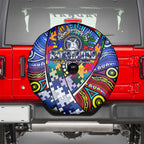 Autism Awareness Australia North Melbourne Kangaroos Spare Tire Cover Aboriginal Indigenous Art