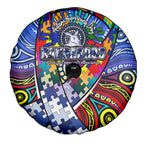 Autism Awareness Australia North Melbourne Kangaroos Spare Tire Cover Aboriginal Indigenous Art