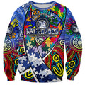 Autism Awareness Australia North Melbourne Kangaroos Sweatshirt Aboriginal Indigenous Art